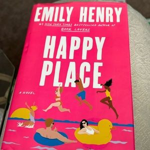 Hard cover book - happy place by Emily Henry